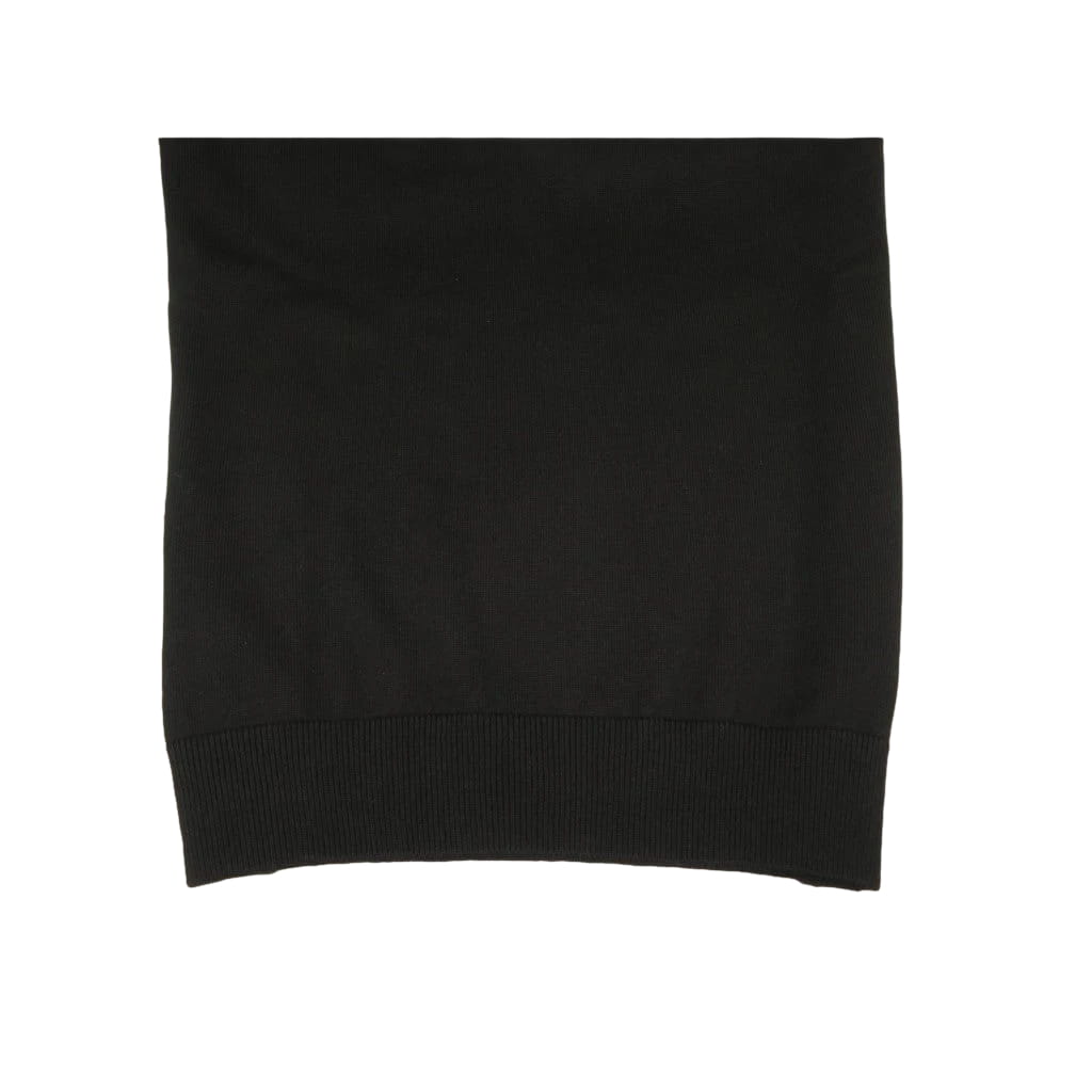 Men's Sweater Knit By BRANGO Turkey Mock Neck Cotton Blend 21050 Black