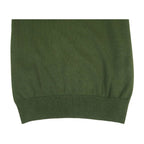 Mens Sweater Knit BRANGO Turkey Mock Neck Cotton Blend 21050 Khaki Green