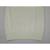 Men's Sweater Knit By BRANGO Turkey Mock Neck Cotton Blend 21050 White