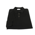 Men's Sweater Knit By BRANGO Turkey Polo Neck Cotton Blend 21228 Black