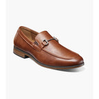 Stacy Adams Richmont Moc Toe Bit Slip On Shoes Cognac Tumbled 21567-222