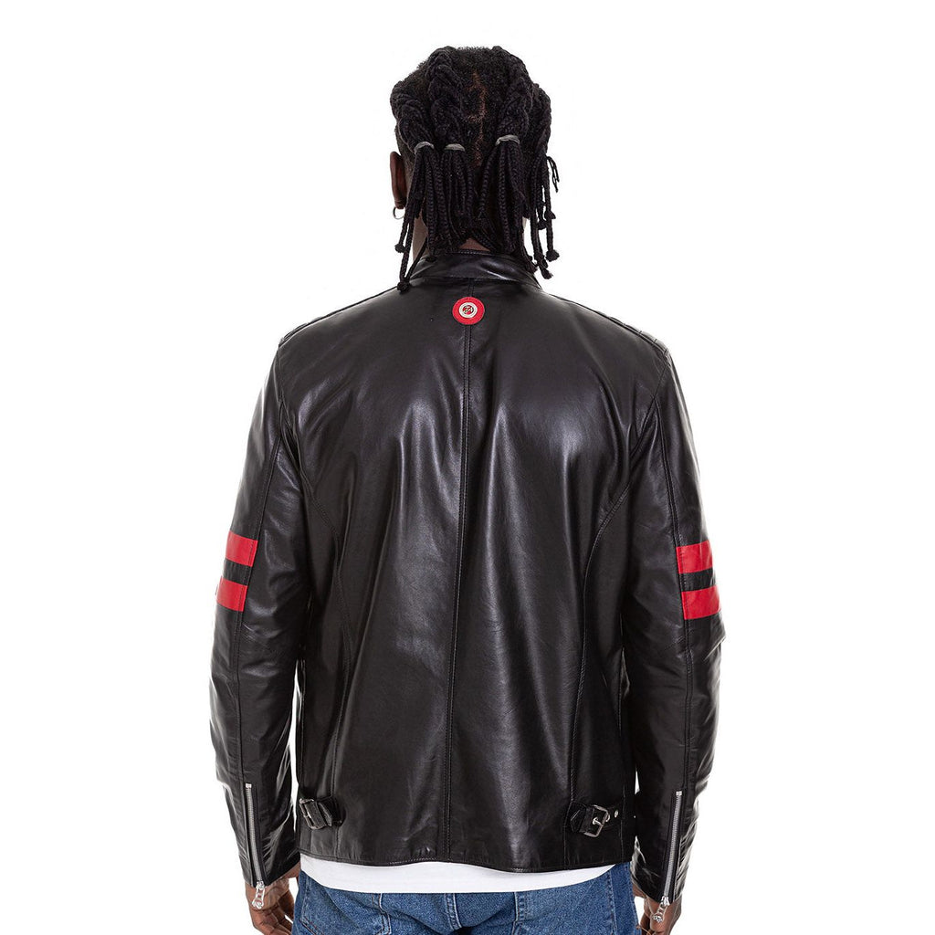 Vinci The Urban Black Leather Men Jacket