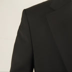 Men's Levent Serez Turkish Suit Super 160's Italian Wool 22289 Jet Black
