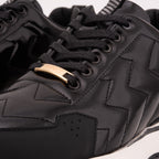 Vinci The Veneto Black Leather Men Sneaker
