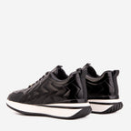 Vinci The Veneto Black Leather Men Sneaker