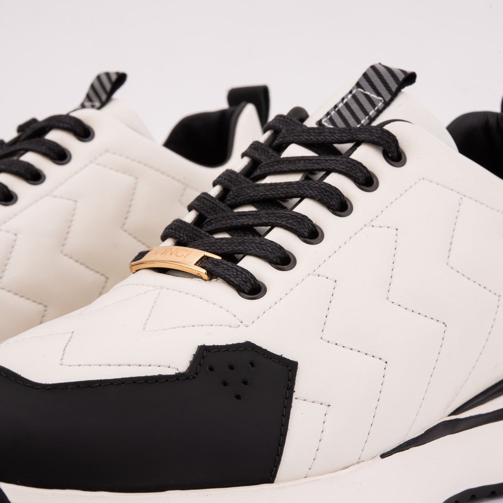 Vinci The Veneto White Leather Men Sneaker