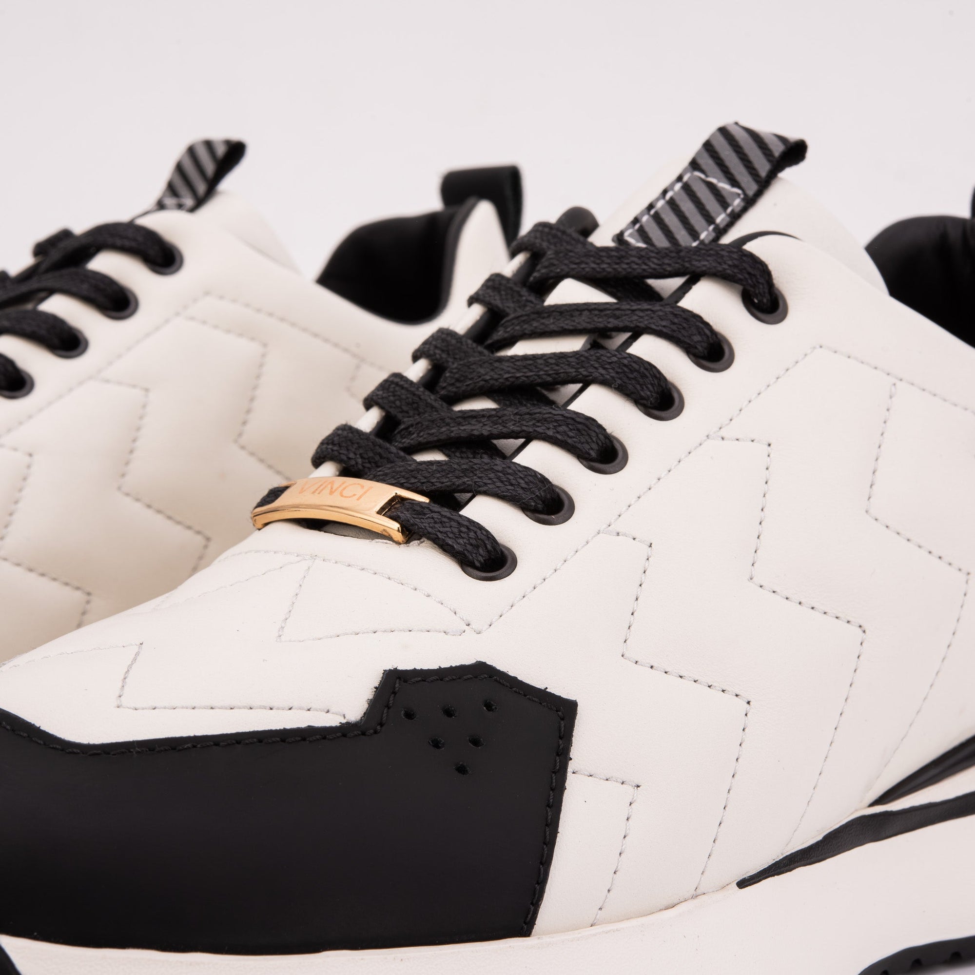 Vinci The Veneto White Leather Men Sneaker