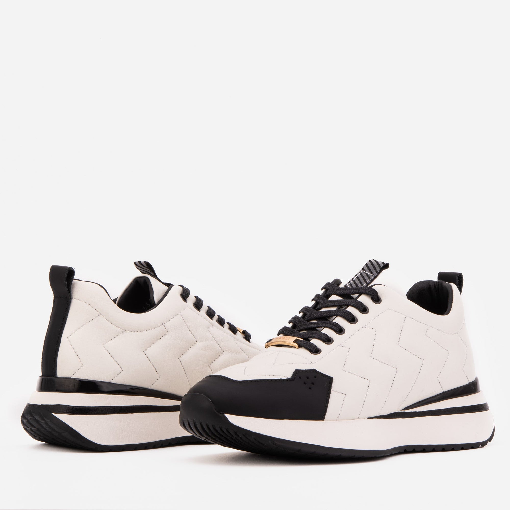 Vinci The Veneto White Leather Men Sneaker