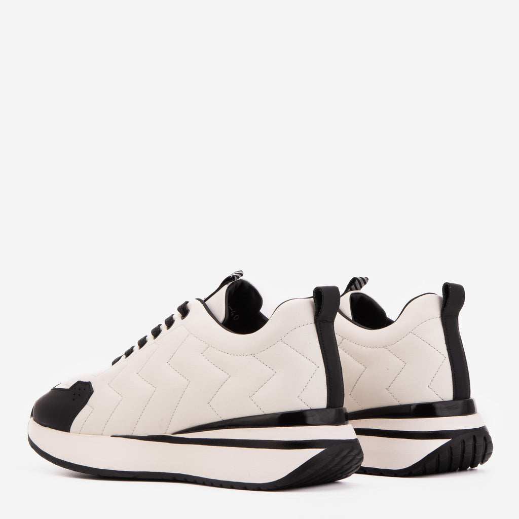 Vinci The Veneto White Leather Men Sneaker