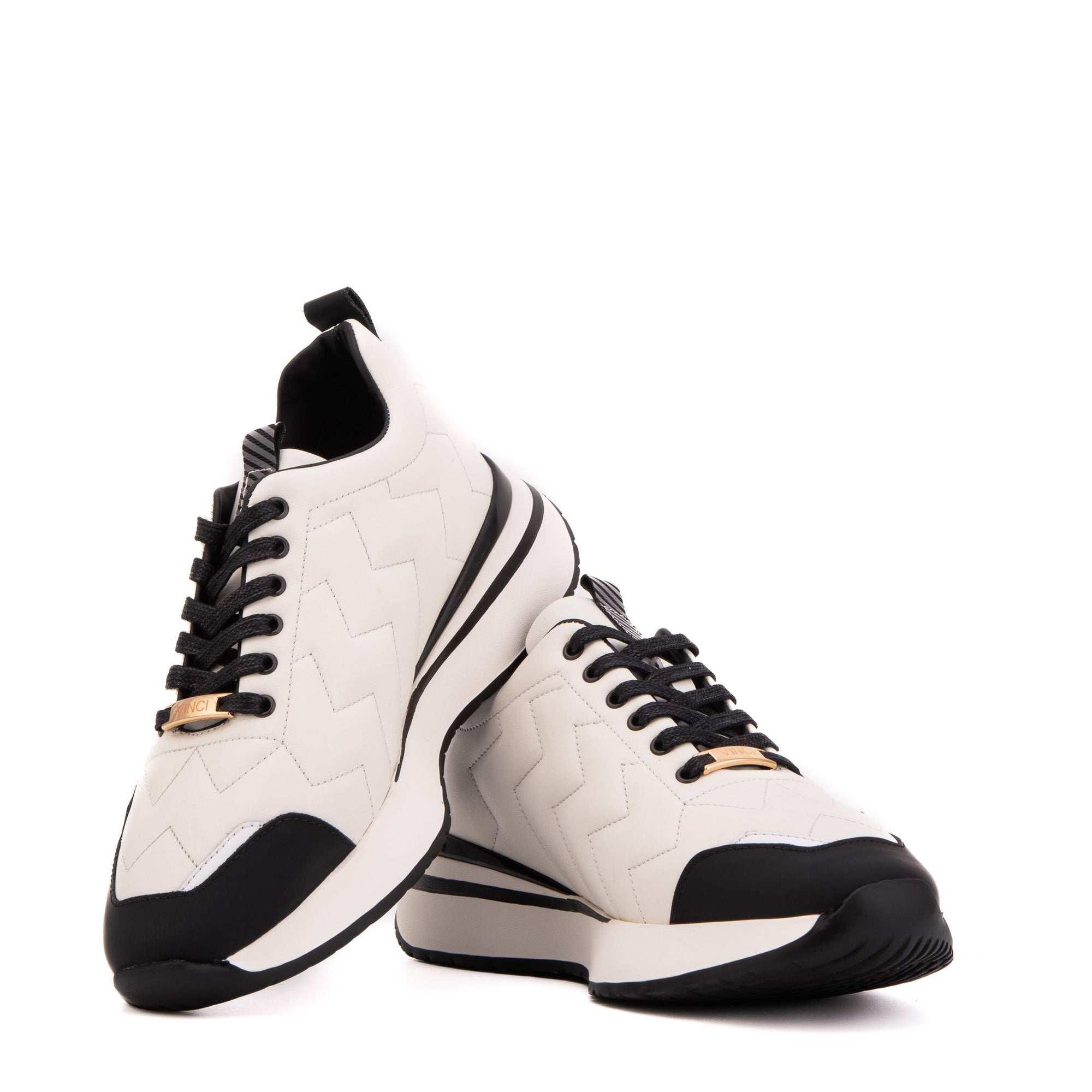 Vinci The Veneto White Leather Men Sneaker