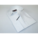 Men's Axxess Turkey Shirt 100% Egyptian Cotton 224-04 French Cuffs White