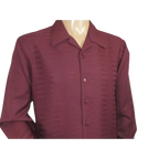 Men's MONTIQUE Two Piece Set Walking Leisure Suit 2391 Wine Tone on Tone