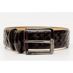 The Rico Burgundy Color Calfskin Belt