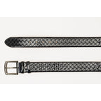 The Rico Navy Color Calfskin Belt