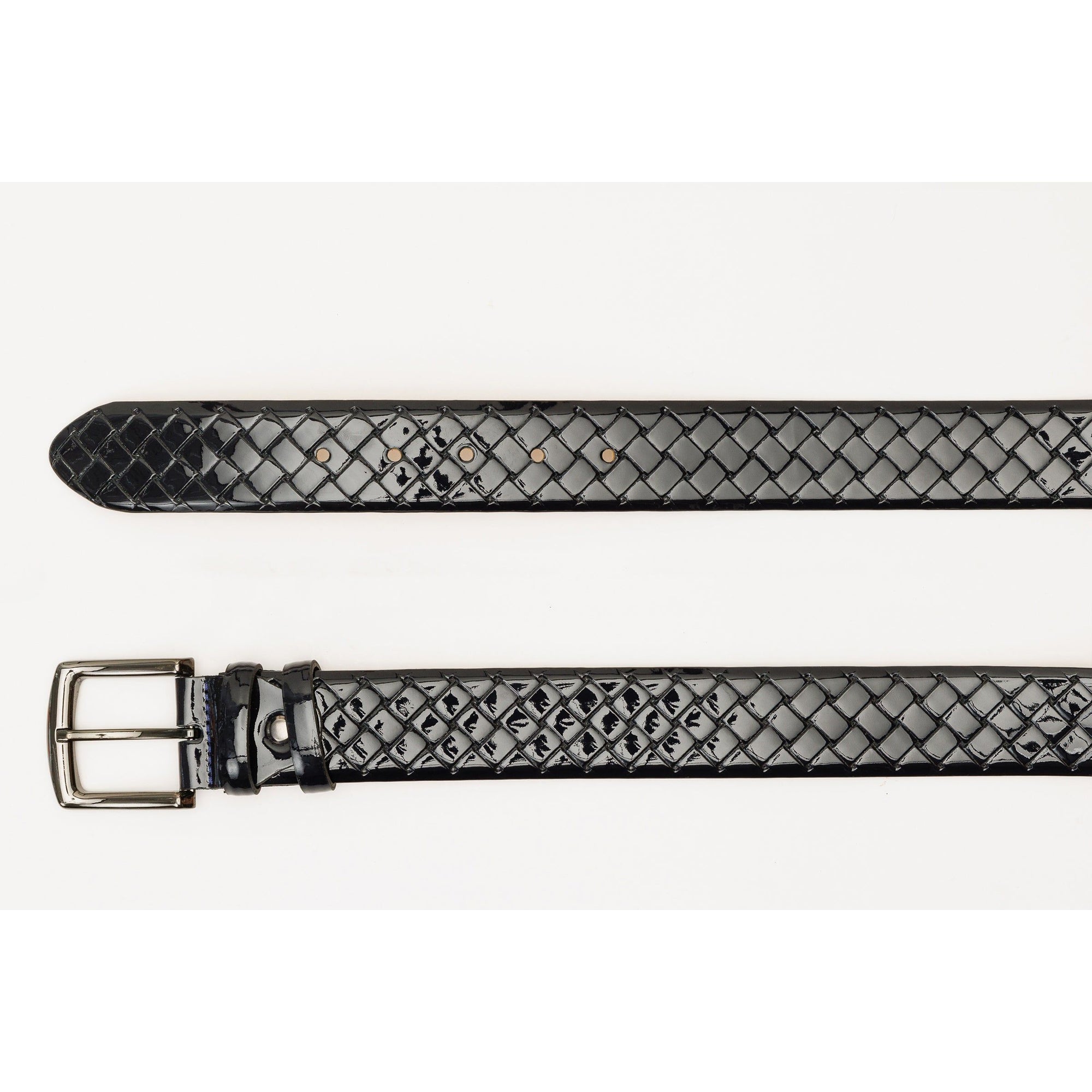 The Rico Navy Color Calfskin Belt