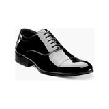 24998, Stacy Adams Patent Leather Tux Shoes Cap Toe Lace up Black or White - J.Valintin Men's Wear Legend - 22358