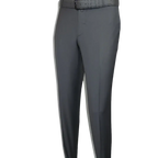 Men's MONO Turkey Slacks 100% Wool Plain Front Slim Fit 2502-08 Mid Gray