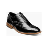 25064,Stacy adams Leather Shoes Dunbar Wingtip Oxford Lace Up All Colors - J.Valintin Men's Wear Legend - 92921