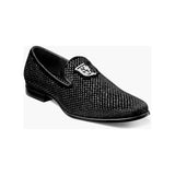 25228, Stacy Adams Micro Suede Shoes Swagger Slip On Studded All Colors