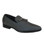 Stacy Adams Tazewell Plain Toe Tassel Tuxedo Shoes Slip On 25343-020 Gray