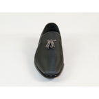 Stacy Adams Tazewell Plain Toe Tassel Tuxedo Shoes Slip On 25343-020 Gray