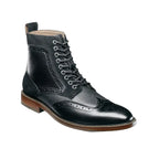 Stacy Adams Finnegan Wingtip Lace-Up Boot Black Multi 25427-009