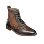 Stacy Adams Finnegan Wingtip Lace-Up Boot Brown Multi 25427-249