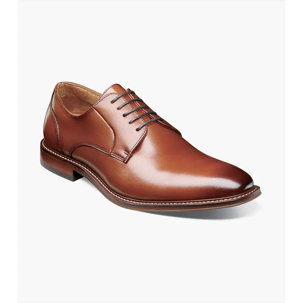 Stacy Adams Marlton Plain Toe Oxford Men's Shoes Cognac 25490-221