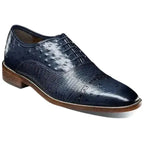 25527 Stacy Adams Leather Shoes Rodano Ostrich Lizard Print All Colors - J.Valintin Men's Wear Legend - 95133