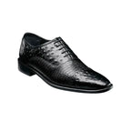 25527 Stacy Adams Leather Shoes Rodano Ostrich Lizard Print All Colors - J.Valintin Men's Wear Legend - 95141