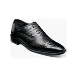 25527 Stacy Adams Leather Shoes Rodano Ostrich Lizard Print All Colors - J.Valintin Men's Wear Legend - 95141