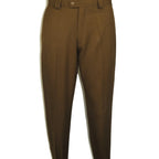 Men 2pc Walking Leisure Suit Short Sleeves By DREAMS 256-22 Solid Caramel