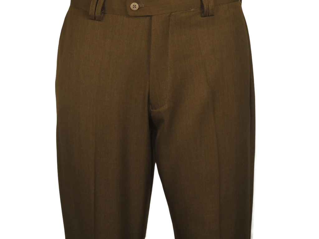 Men 2pc Walking Leisure Suit Short Sleeves By DREAMS 256-22 Solid Caramel