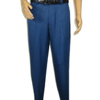 Men 2pc Walking Leisure Suit Short Sleeves By DREAMS 256-41 Sailor Blue
