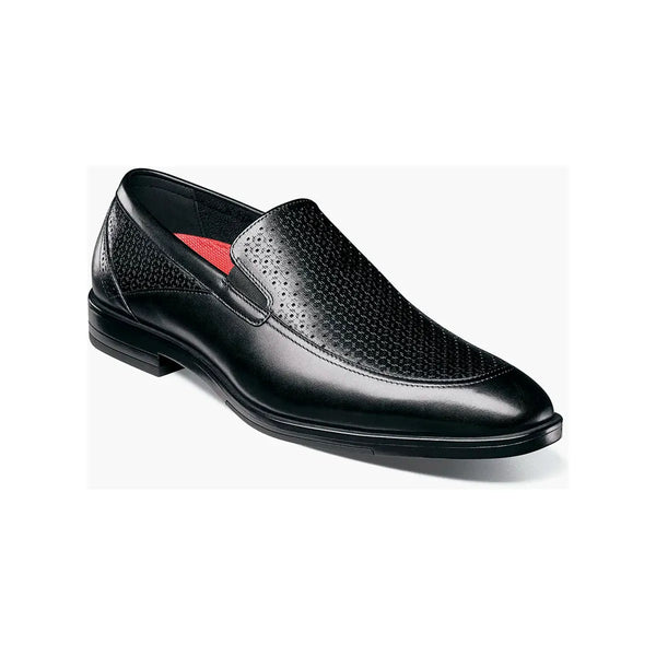 Stacy Adams Aiden Moc Toe Slip On Shoes Black 25655-001