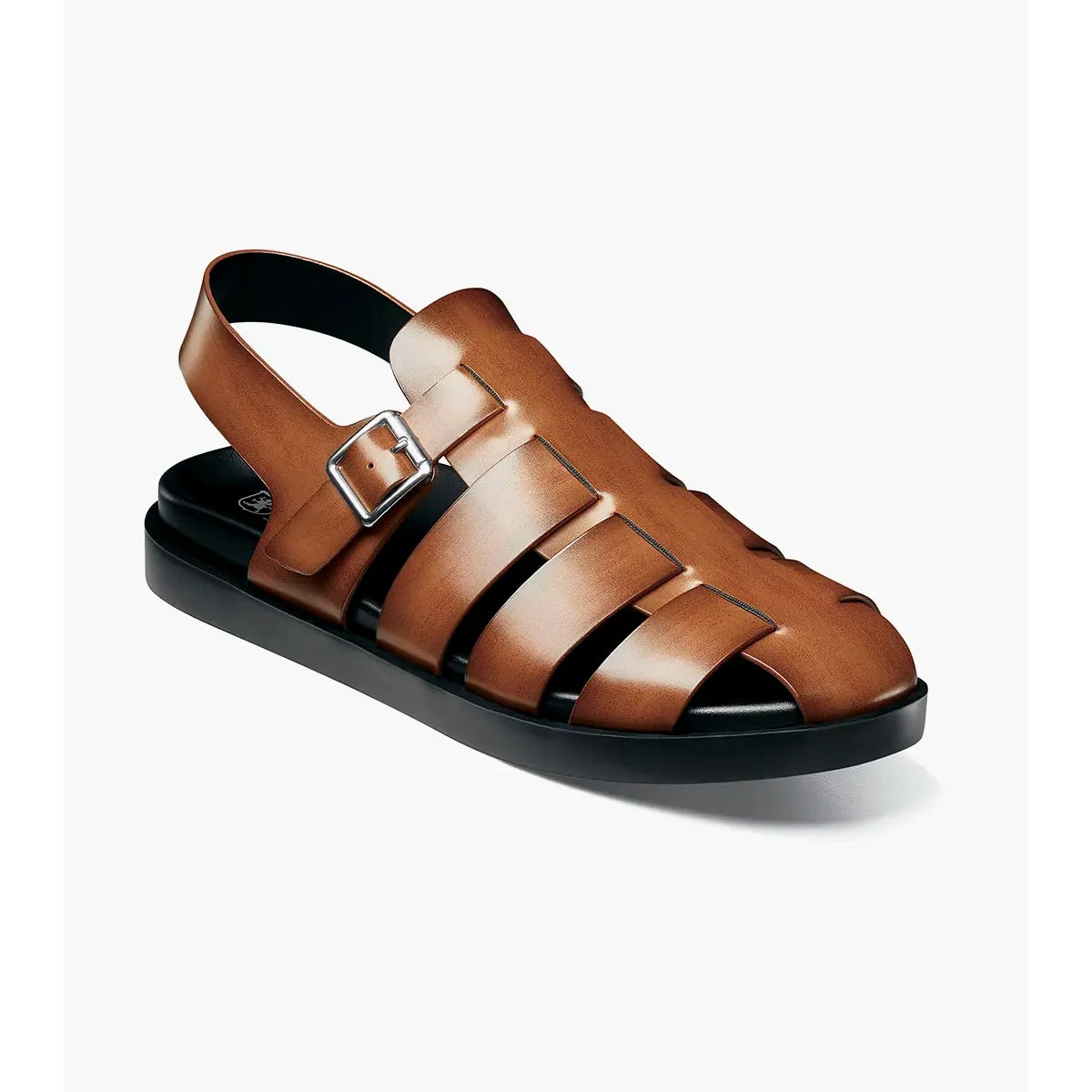 Stacy Adams Montego Slingback Buckle Sandal cognac 25659-221