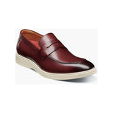 Stacy Adams Spencer Moc Toe Penny Slip On Burgundy 25673-601