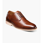 Stacy Adams Wesbridge Cap Toe Oxford Shoes Leather Chacolate 25713-202