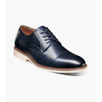 Stacy Adams Wesbridge Cap Toe Oxford Shoes Leather Navy 25713-410