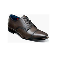 Stacy Adams William Cap Toe Oxford Leather Shoes Gray 25719-020