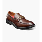 Stacy Adams Todridge Moc Toe Bit Slip On Shoes Brown Tumbled 25729-247