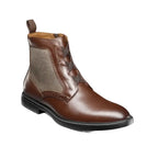 Stacy Adams Thompson Plain Toe Elastic Lace Boot Brown 25730-200