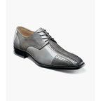 Stacy Adams Palmento Modified CapToe Oxford Dress Shoes Gray Multi 25740-062