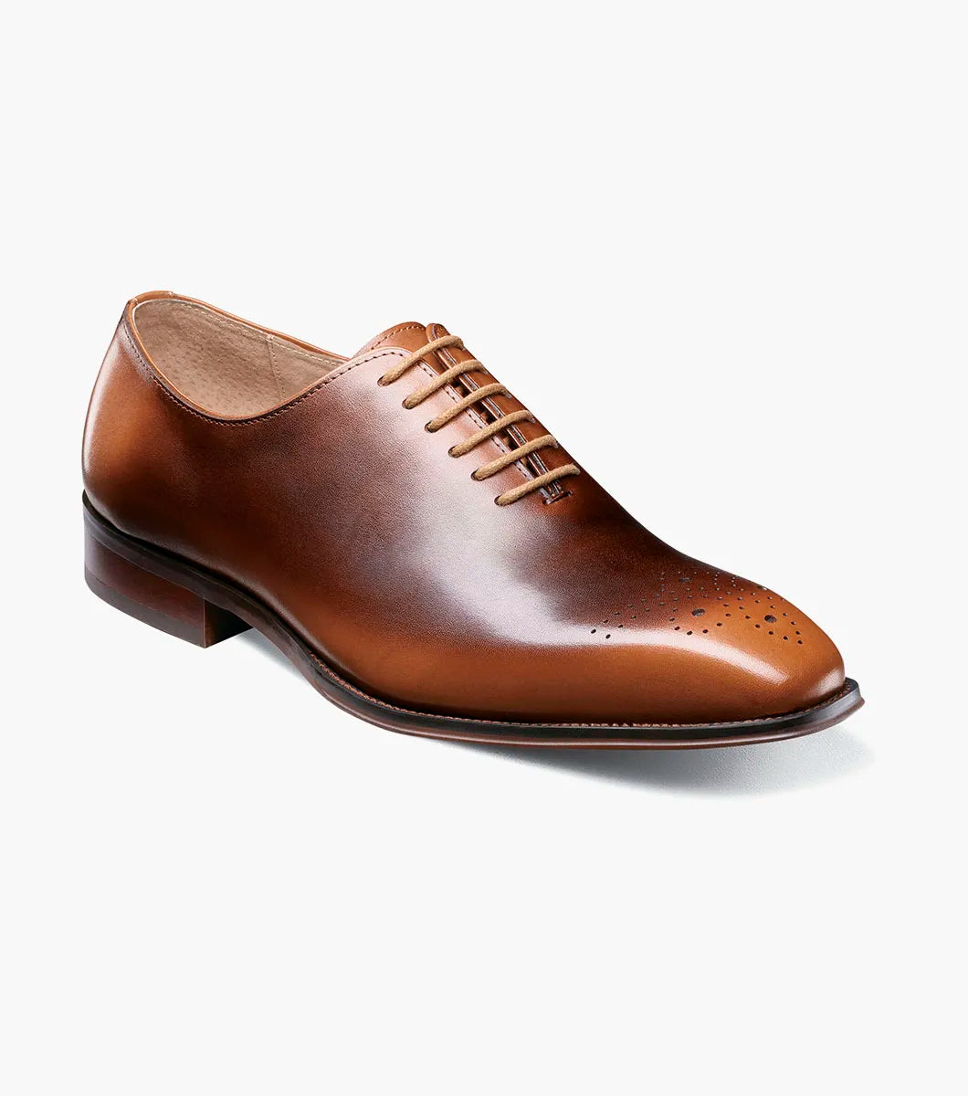 Stacy Adams Hallquist Plain Toe Oxford Shoes Leather Toffee 25742-235
