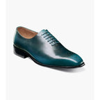 Stacy Adams Hallquist Plain Toe Oxford Shoes Leather Turquoise 25742-440