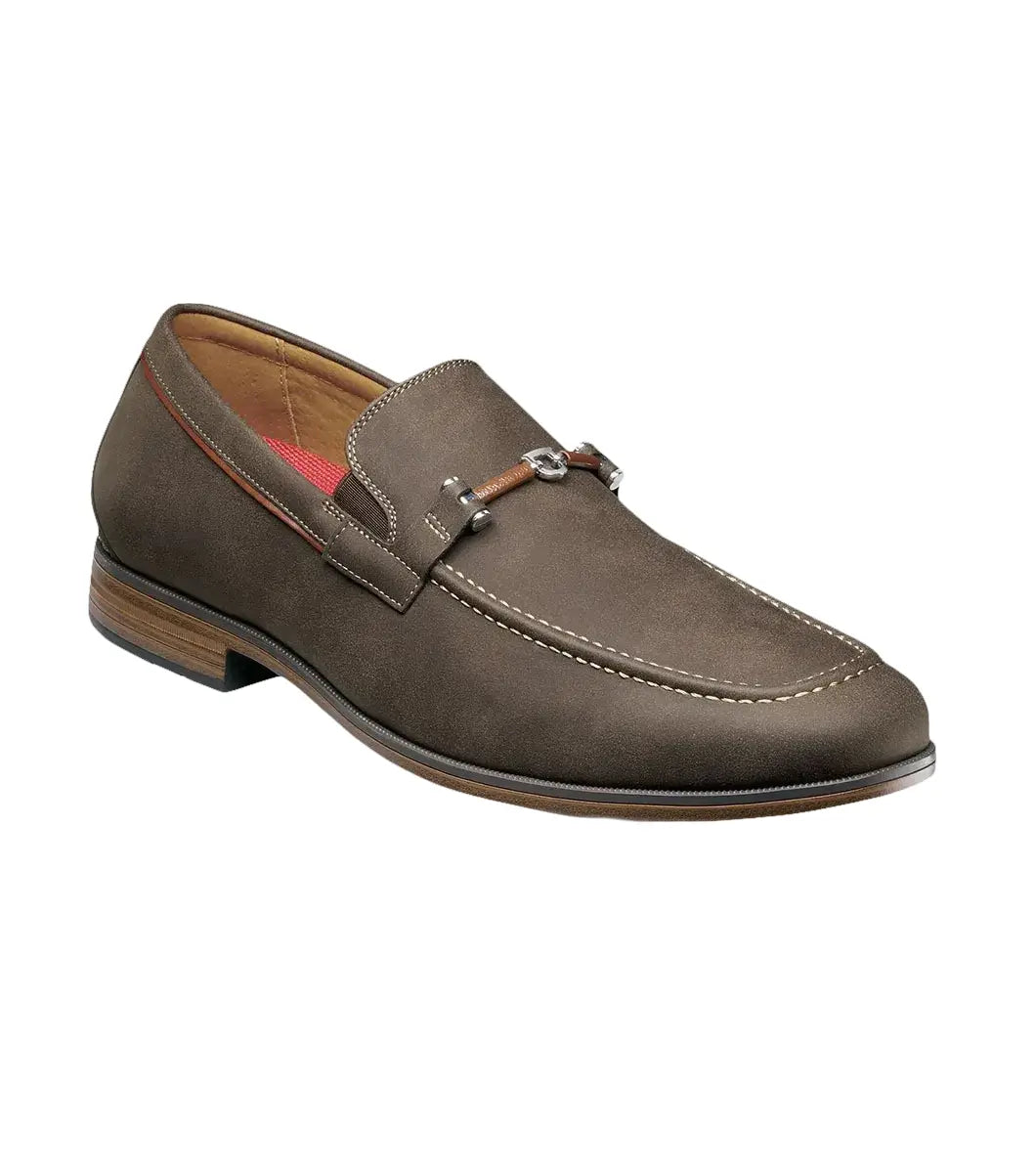 Stacy Adams Richardson Moc Toe Bit Slip On Shoes Brown 25746-200