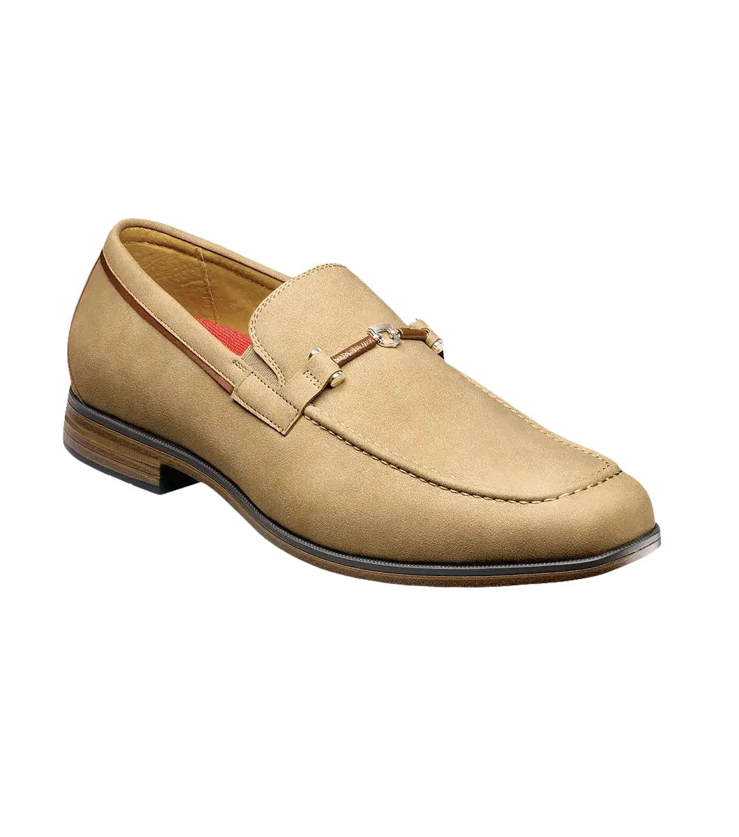 Stacy Adams Richardson Moc Toe Bit Slip On Shoes Khaki 25746-274