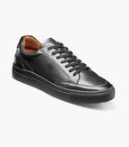 Stacy Adams Dorian Moc Toe Lace-Up Sneaker Black Smooth  25749-005