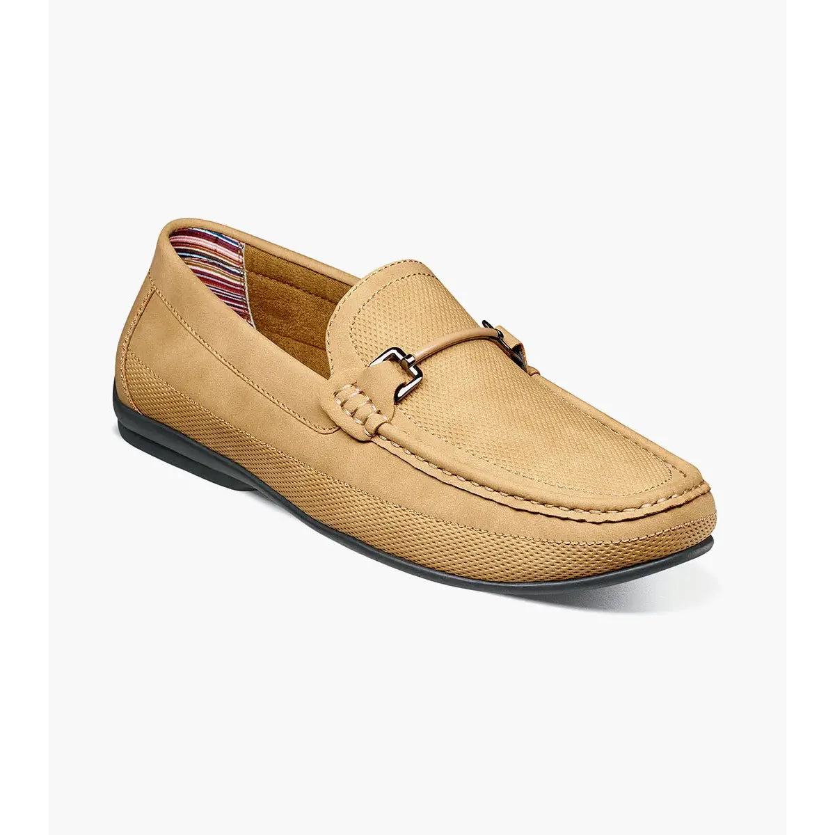 Stacy Adams Colton Moc Toe Bit Slip On Shoes Khaki 25760-274
