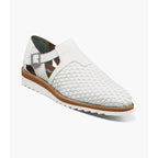 Stacy Adams Alvarado Woven City Sandal Comfortable White 25769-100